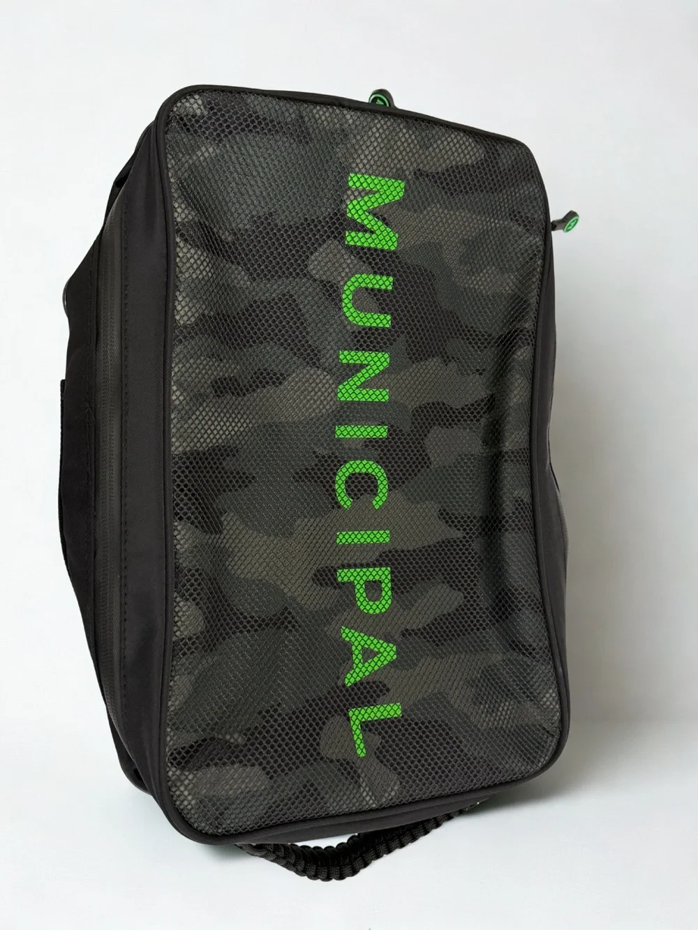 Travel Shoe Bag in Black and Green